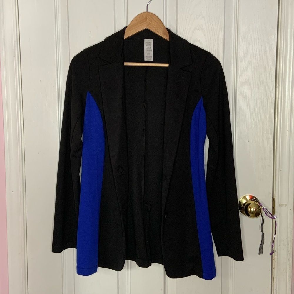Colour Block Blazer Jacket - Picture 9 of 10